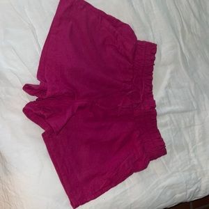 Fuchsia linen shorts. Great for summer. Target brand.